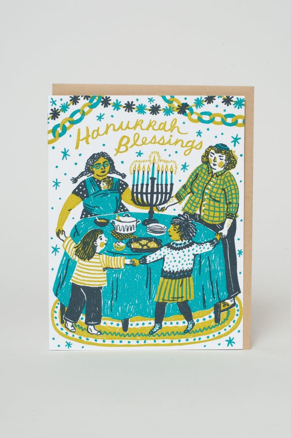 Hanukkah Blessings Card