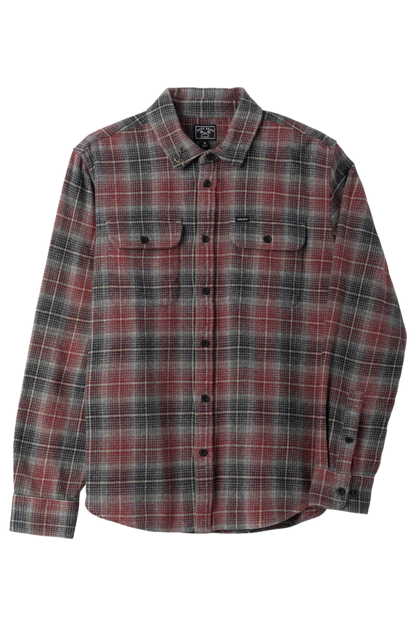 Nicolas Red Buffalo Plaid Flannel Shirt, S - Magnolia Boutique