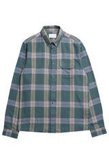 Larry Check Shirt Green/Blue