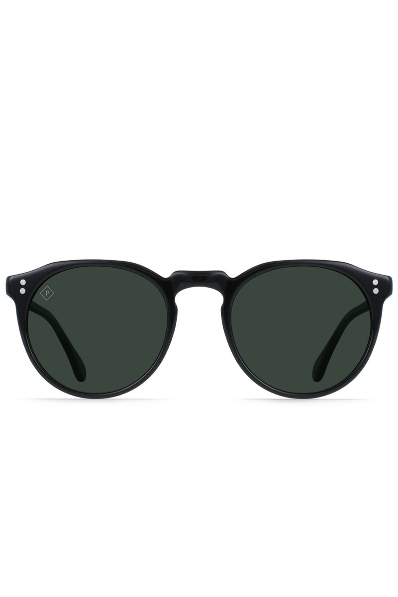 Remmy Sunglasses Recycled Black / Green Polarized