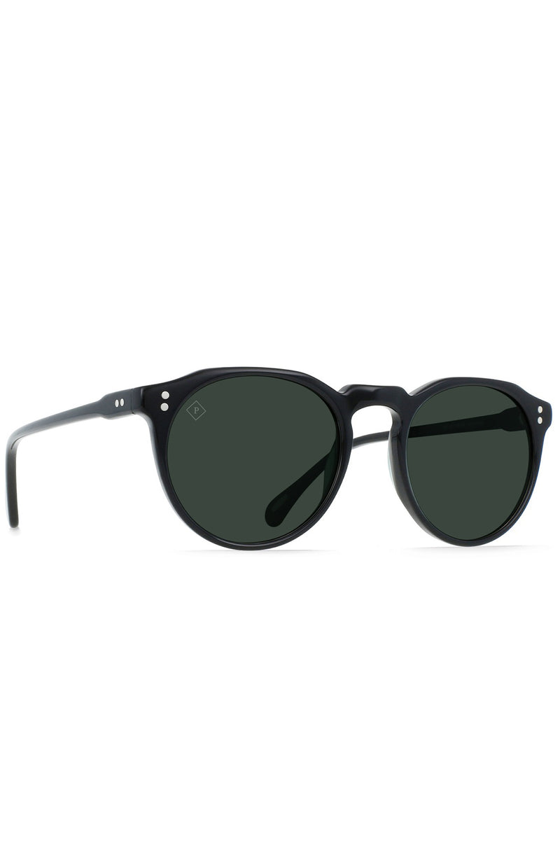 Remmy Sunglasses Recycled Black / Green Polarized