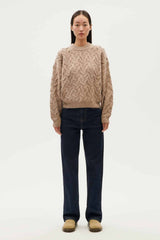 Carmen Knitted Sweater Beige