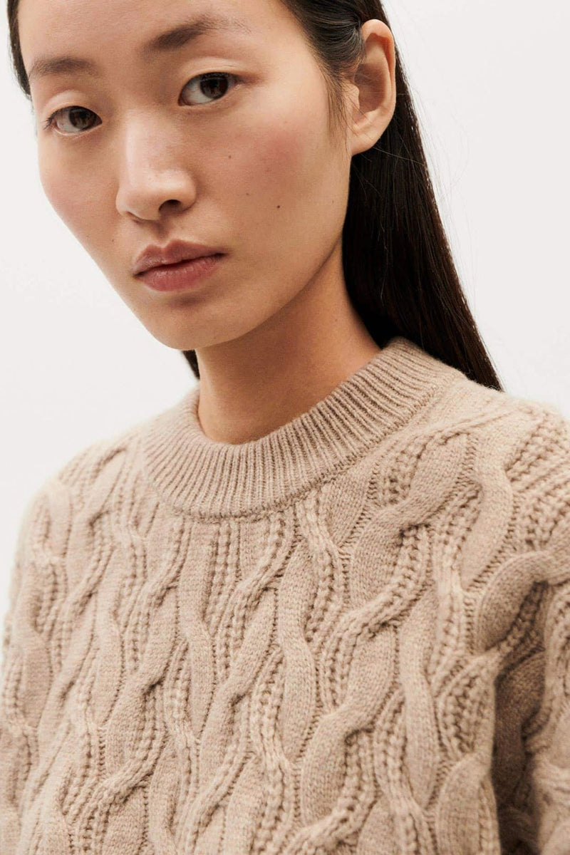 Carmen Knitted Sweater Beige